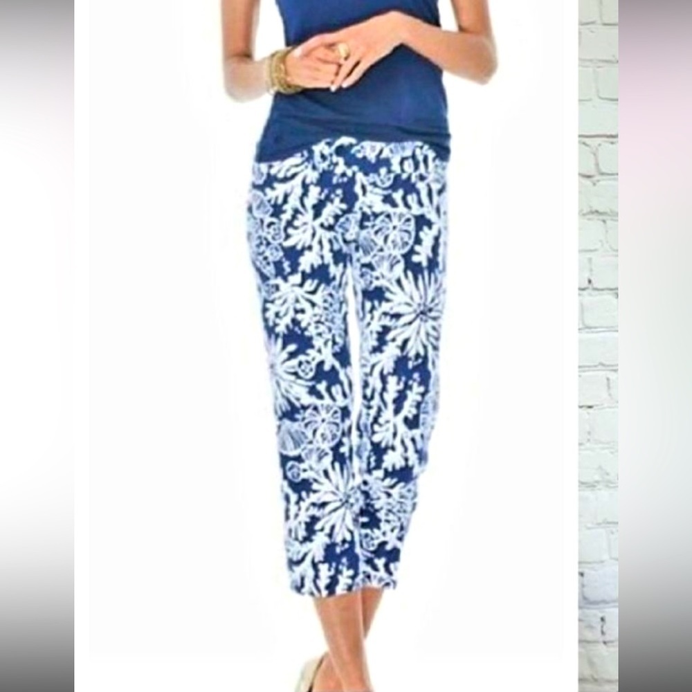 “LILLY PULITZER” Keliani Crop Pant In The Groove